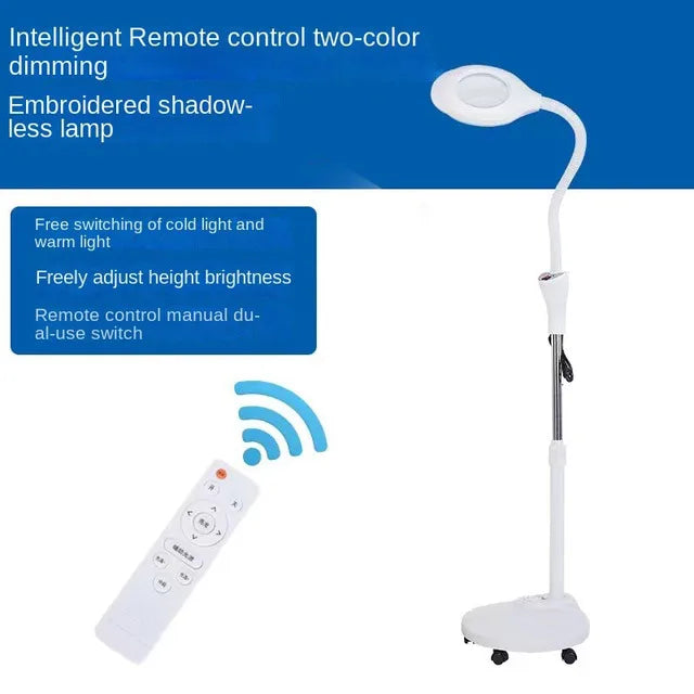 16X LED Lighting Magnifying Glass for Tattoo/Manicure and eyelashes/Skincare Beauty  Round fill light dimmable light