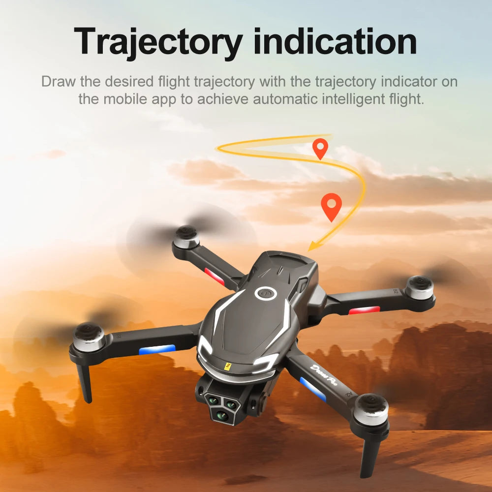 Original V888 4K Drone Three Camera HD Aerial Photography WIFI 5G Optical Localization Four-way Obstacle Avoidance New Dron