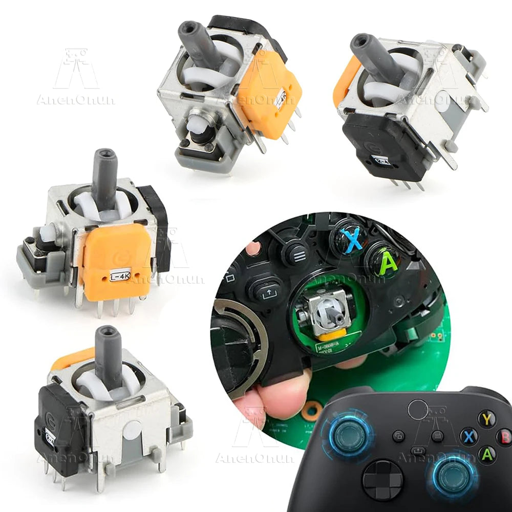 Hall Effect Joystick for Xbox Controller No-Drift Gamepad Thumbstick 3D Analog Sensor Durable Upgrade Replacement Repair Parts