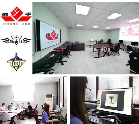 Factory wholesale carbon fiber desktop gaming desk custom black white racing gaming table design PC computer desk for E-sports