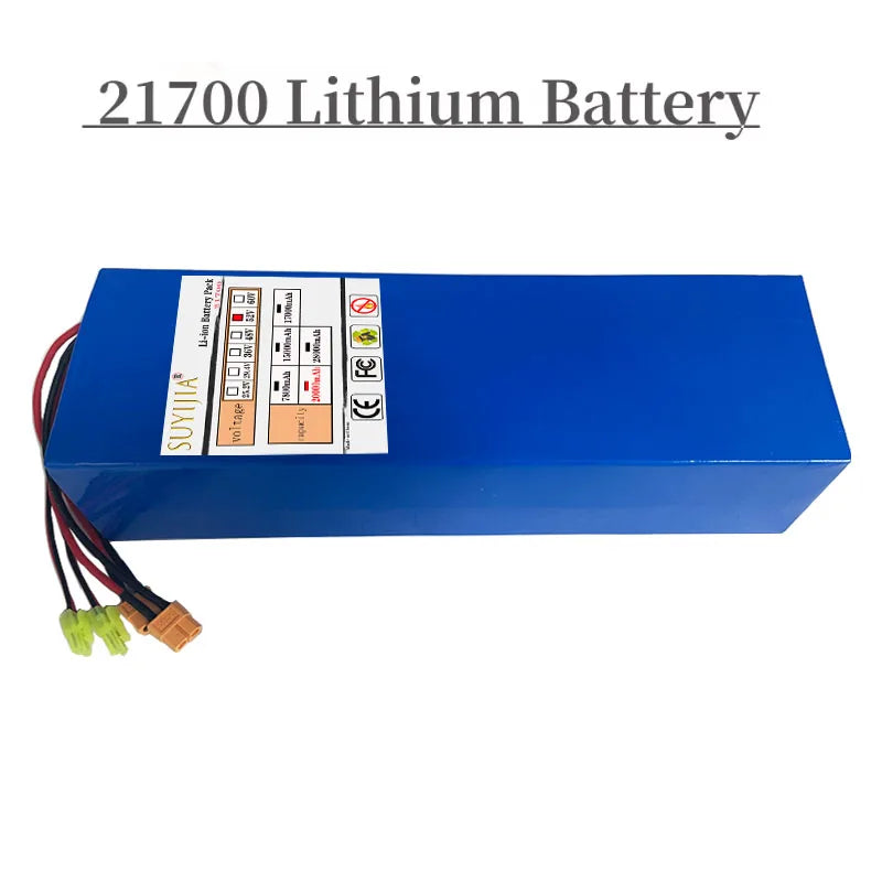 52V 14S4P 20Ah high-capacity21700 lithium-ion battery high-powerdual-port fastcharging suitable for dual-drive electric scooters
