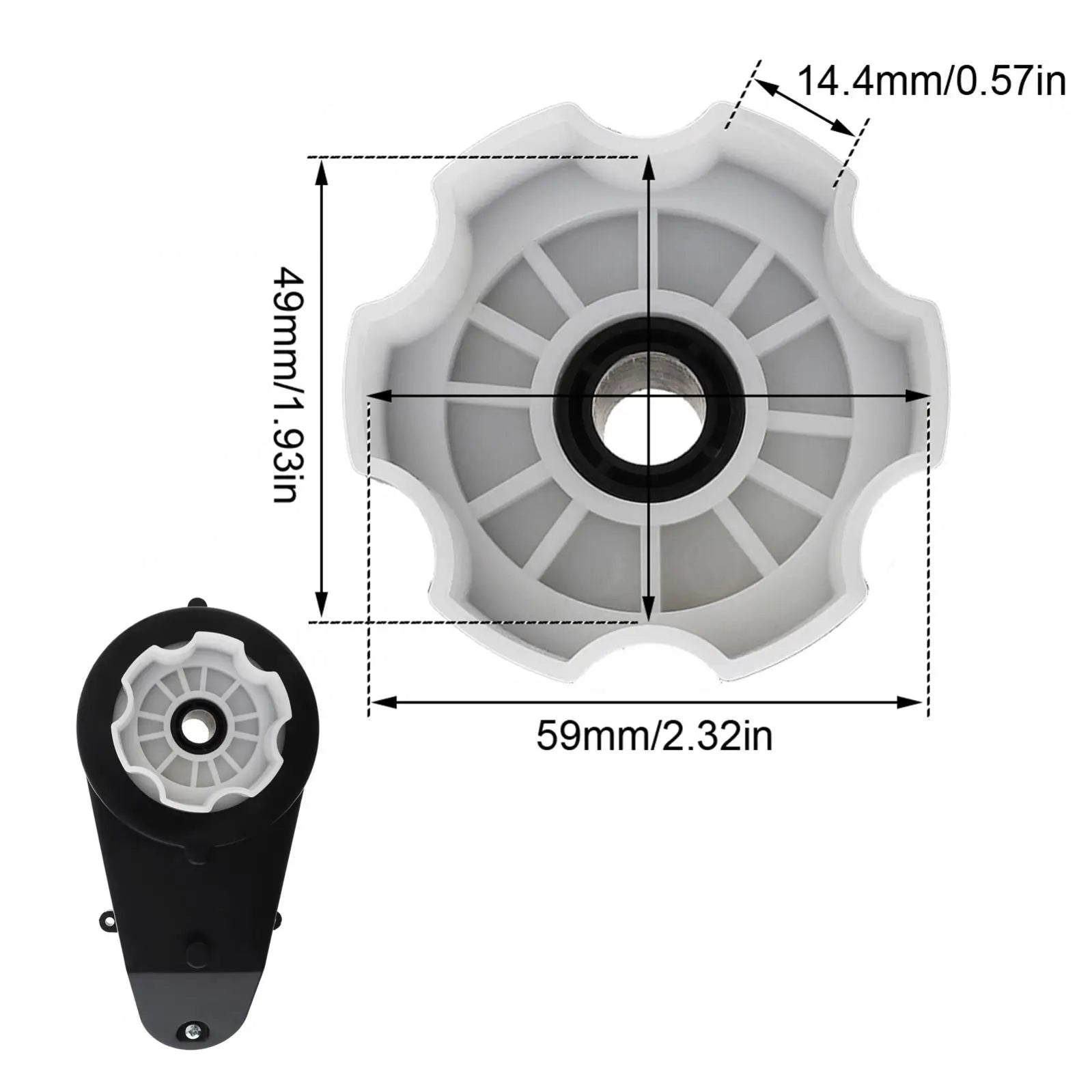 2pcs RS555 Kids Ride On Toys Car Motor Gearbox 24V 18000-40000RPM Car Wheels Gearbox High Speed DC Motor for Remote Control Car