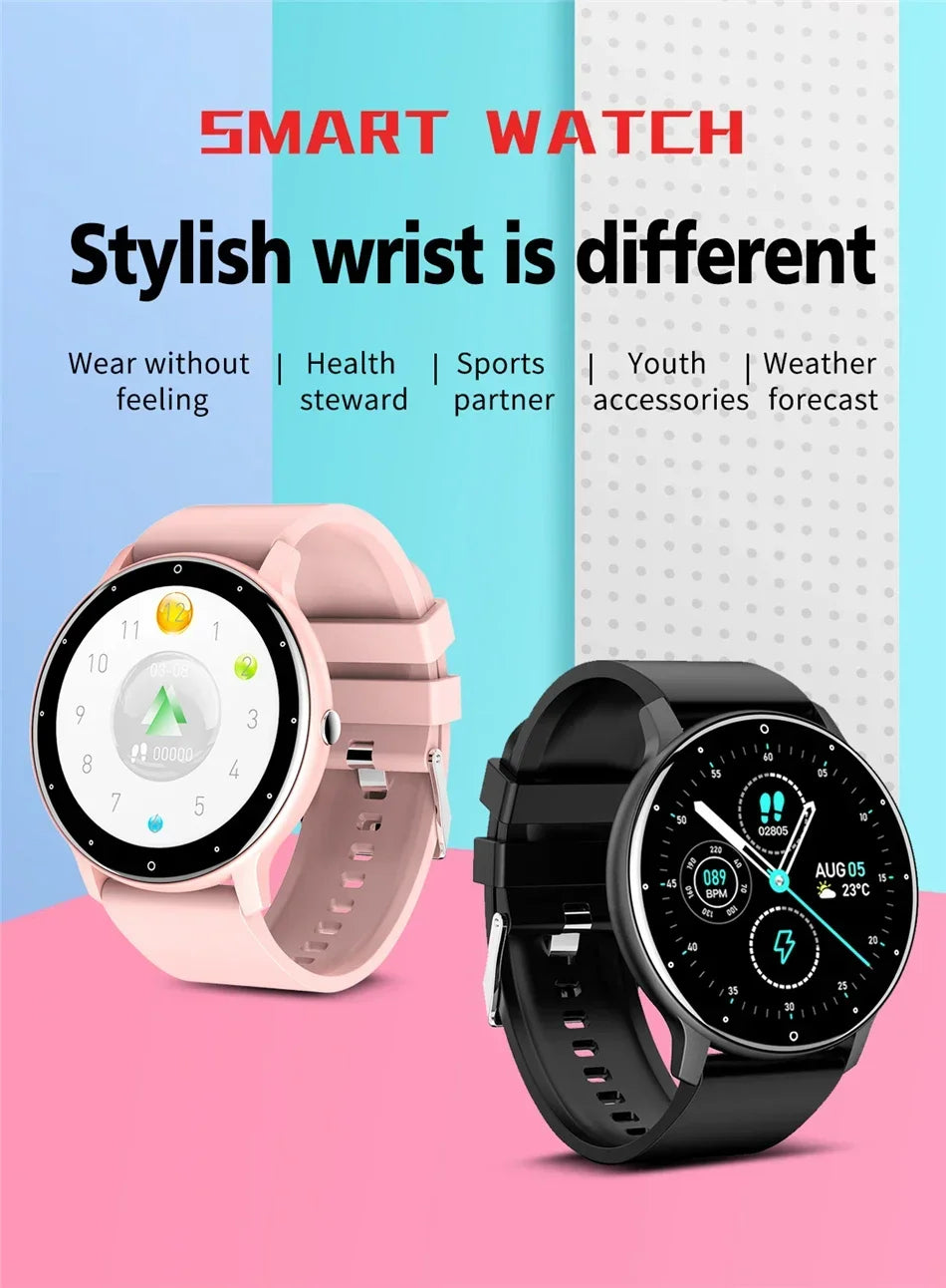 2026 New Smart Watch Men Full Touch Screen Sport Fitness Watch IP67 Waterproof Bluetooth For Android ios smartwatch Men+box