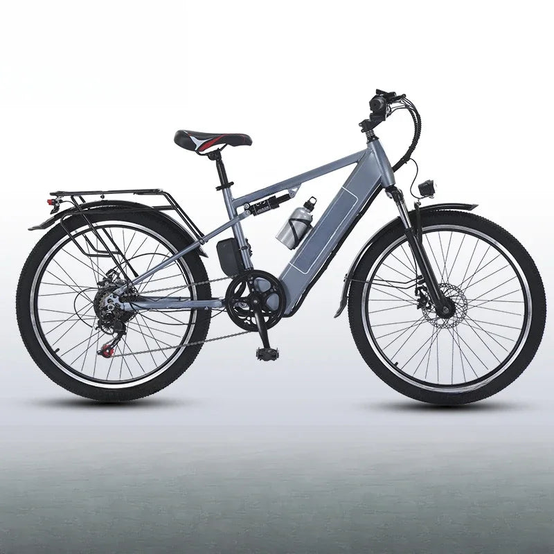 Ebike 400W motor 48V 30AH lithium battery 26-inch tire electric bicycle, urban commuting and transportation adult electric bike