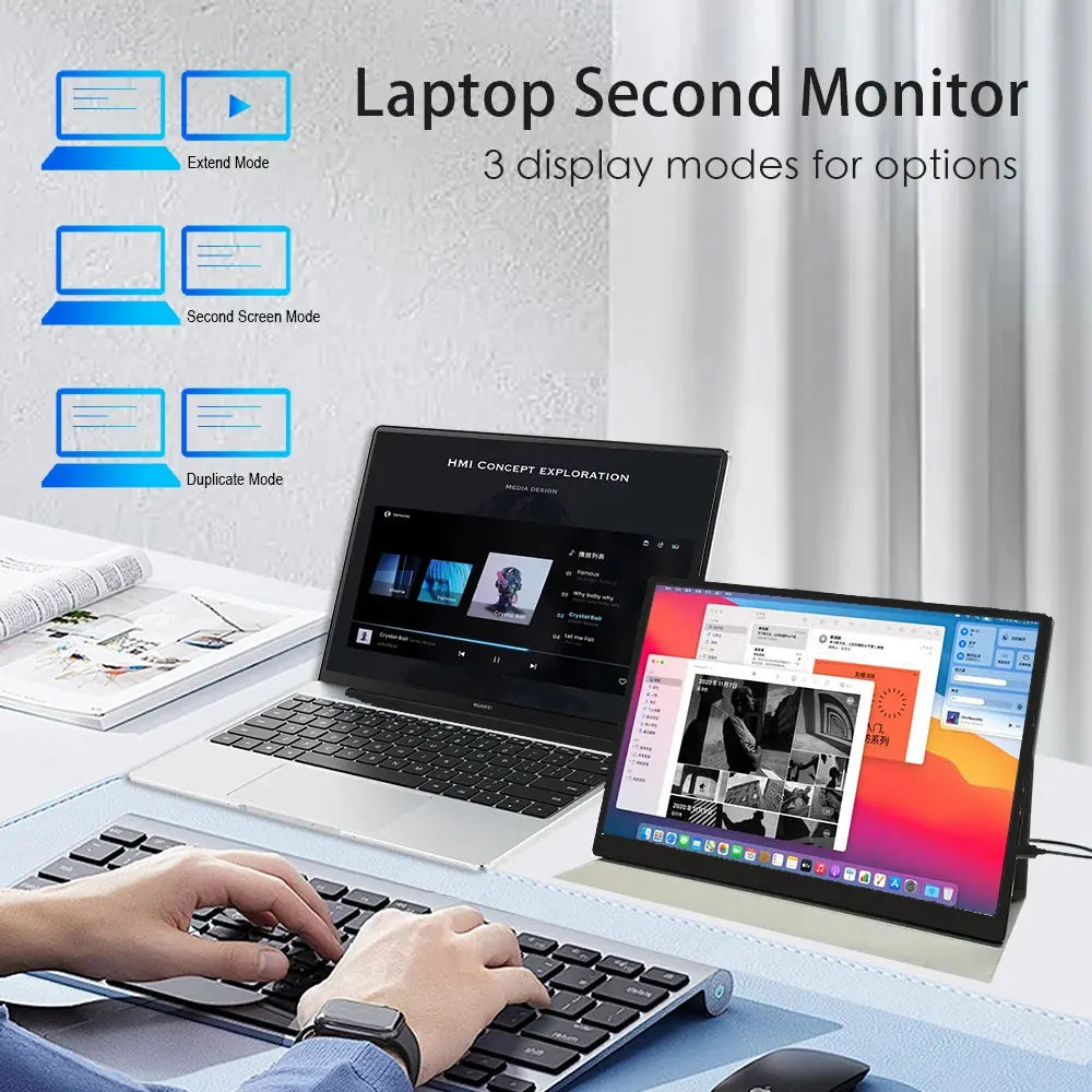 10.1/10.5Inch Portable Monitor HDMI-Compatible Laptop second screen Gaming Extended Display For Switch/PS4/Xbox/ZGYNK