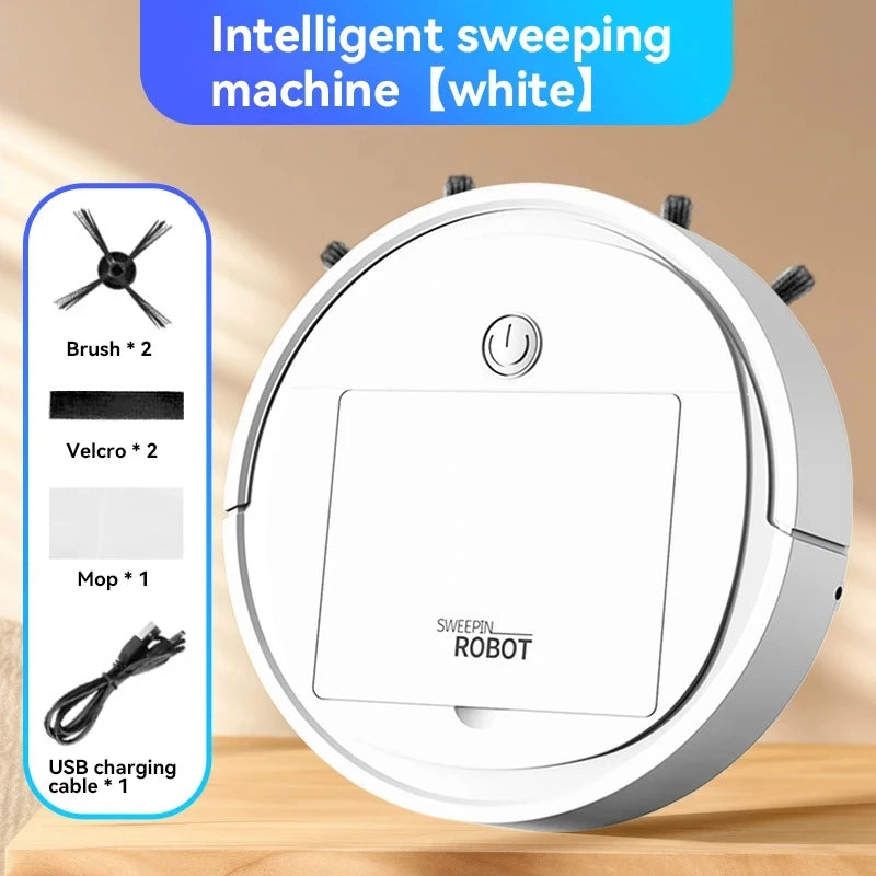 3-in-1 Smart Sweep Robot 4000pa Suction Power Fully Automatic Home Cleaning Machine USB Charge Smart Vacuum Cleaner