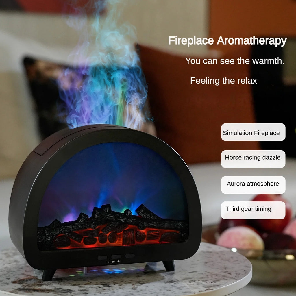 Aroma Essential Oil Diffuser Humidifier 200ML Ultrasonic Cool Mist 12-Color Changing Night Light with Remote for Home Use