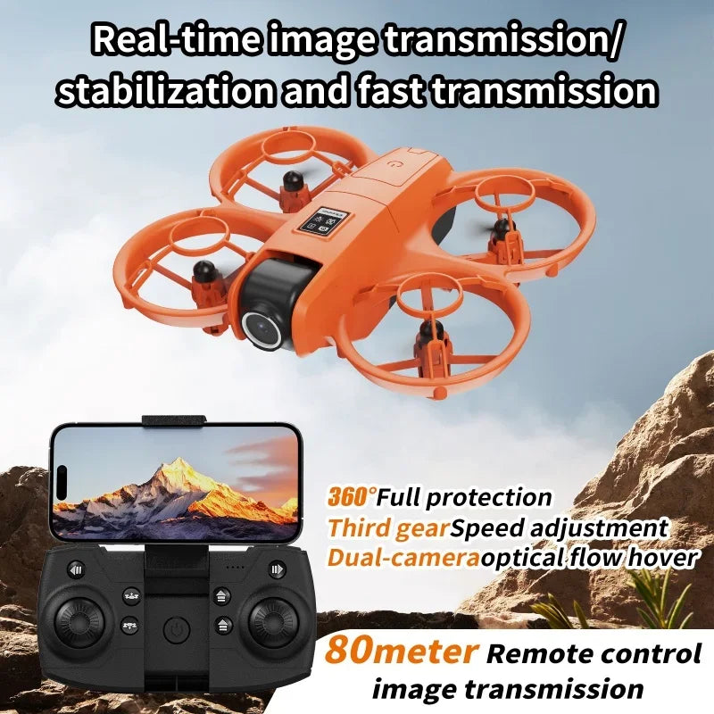 2026New Dual Camera Drone YP6 Aerial Photography Aircraft 5GWIFI Brushless Motor Remote Control Optical Flow Hover Aircraft Gift