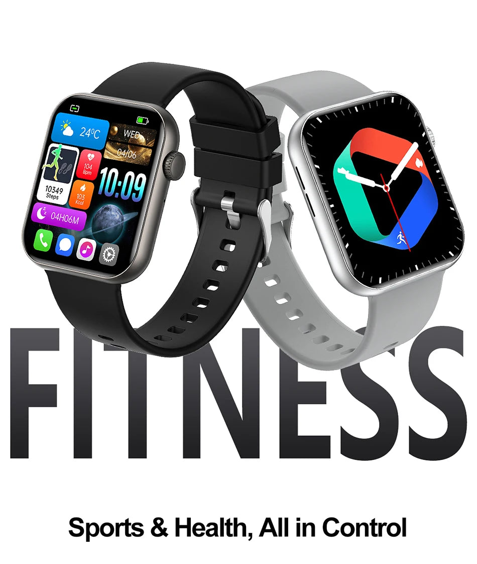 2025 New Smartwatch Men Android IOS Phone 1.9"HD Screen Bluetooth Call Heart Rate Monitoring Sports Waterproof Smart Watch Women