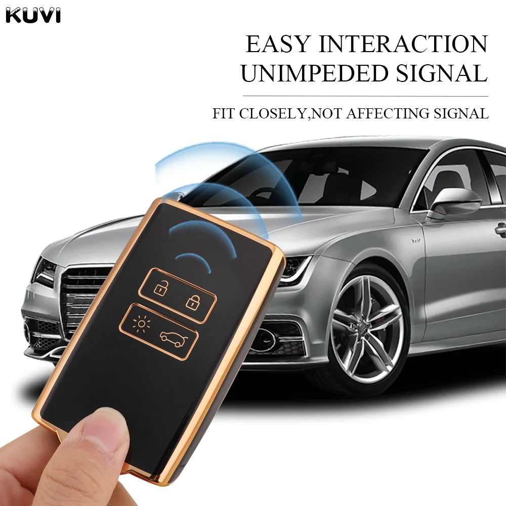 HOT TPU Car Key Cover Case Fob For Renault Captur Megane Talisman Espace Clio Zoe Koleos Scenic 4 Arkana Dacia Sandero Card