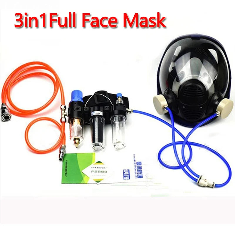 High quality Functional Air-Supply Industrial Respirator System 6800 Air-Supply Full-Face Mask protection work Gas MaskFull mask