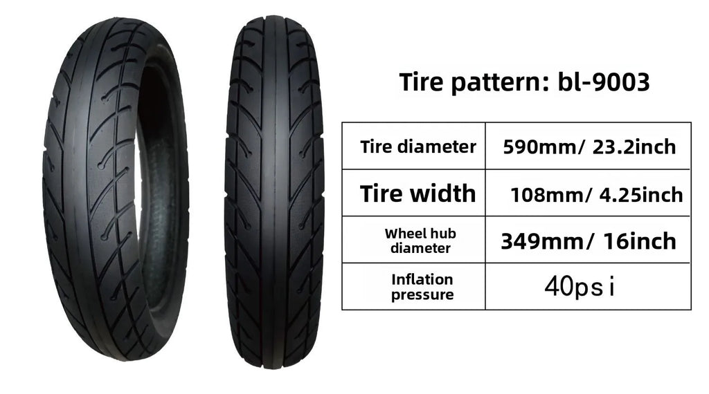2025 New Model 20 X 4.5/ 5.0inch Electric Bike Tire Super 73 Suitable for Fat Tire Snow Bike
