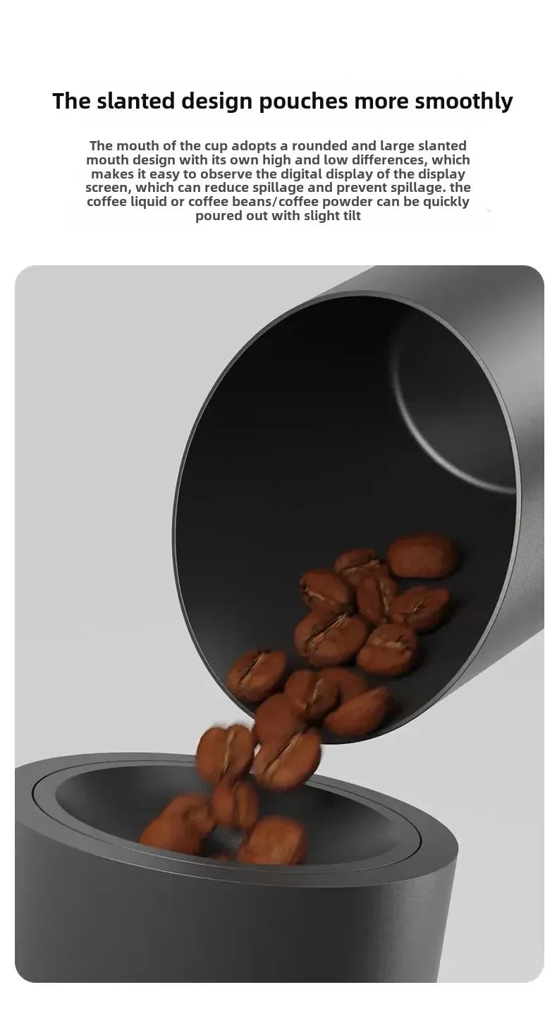 Subminimal Coffee Electronic Scale, Italian Specific Coffee Bean Weighing, Intelligent Hand Drawn Mini Portable Scale, Coffee