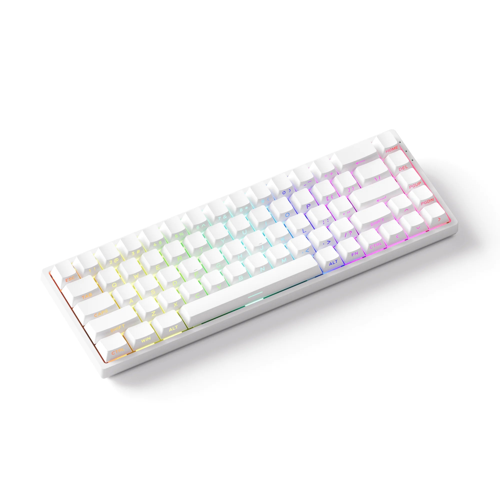 MonsGeek FUN68 HE Mechanical Keyboard 65% ANSI Magnetic Switch Rapid Trigger 0.005mm 8K ARGB USB/Wireless Gaming Custom Keyboard