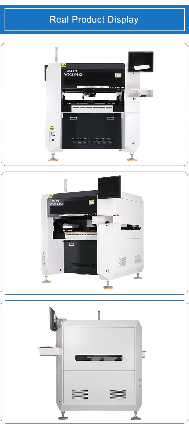 Stock in EU High Quality SMT Production Line PCB LED Manufacturing Equipment Automatic SMD Pick and Place Machine Chip Mounter
