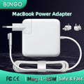 BINGO New 85W Magsafe1-L Magnetic Charging Power Adapter for MacBook Air/Pro Series : A1286 A1297 A1343 A1175 A1222 A1290 etc