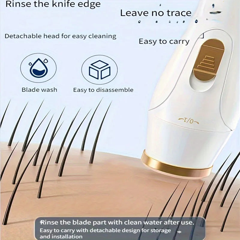 Ladies 3-in-1 electric hair removal set Portable Hair Removal Device Multi Functional Shaver Painless Remove Hair Multi Head