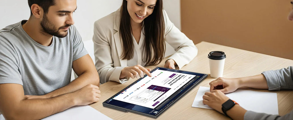23.8-Inch Portable Monitor Touch Display FHD IPS 120Hz Travel Game Display With Built-in Stand Speaker Laptop Screen