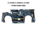 For HP Zbook 15 G5 Motherboard DA0XW2MBAG0 DAXW2CMBAJ0 DA0XW2MBAH0 L28701-601 L79169-601 L28694-601 i7 Cpu With Graphic