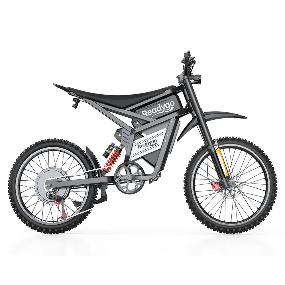 Readygo E6 Ultra Adult Off-Road Ebike 3000W Brushless Motor 60V 30AH Lithium Battery Electric Bicycle 85Km/h