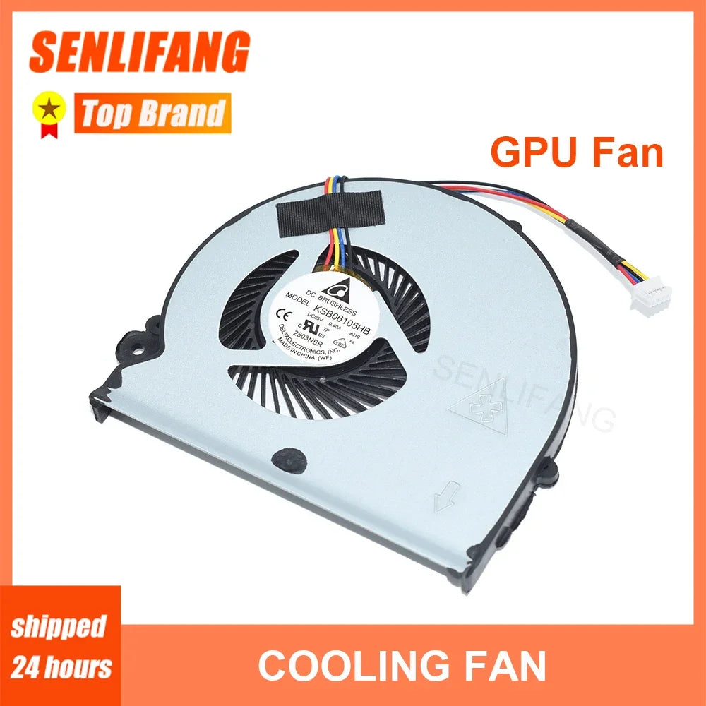 5V KSB06105HB BS5005HS-U2M BS5005HS-U2N Laptop CPU GPU Cooling Fan For Gigabyte Aero14 Aero15 V8 X9 Y9 RP64 P64 RP64W RP65 RP65W