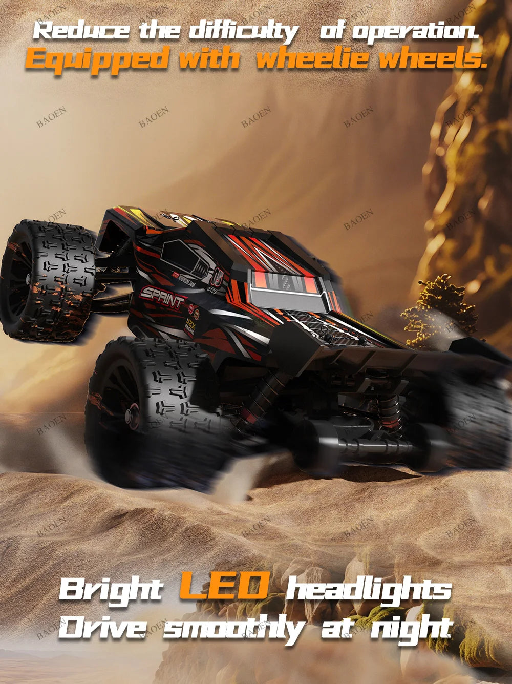 4WD Remote Control Car Off Road 4x4 RC High Speed Buggy Truck Super Brushless 50 or 85KM/H Fast Drift Racing Toy Kids Adults