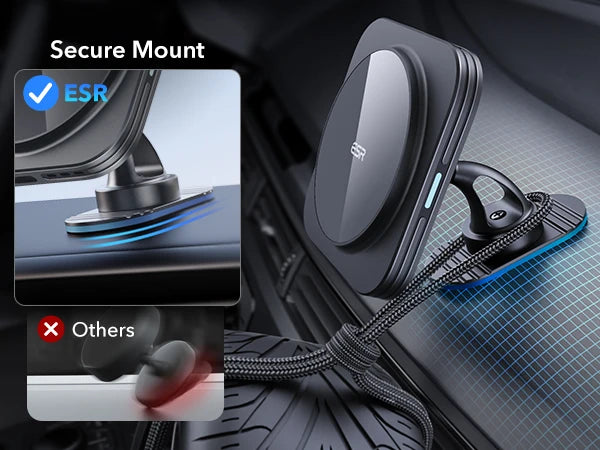 ESR for MagSafe Car Mount Charger 15W Dashboard Magnetic Wireless Car Charger for iPhone 17/16/15/14/13/12 Car Accessory