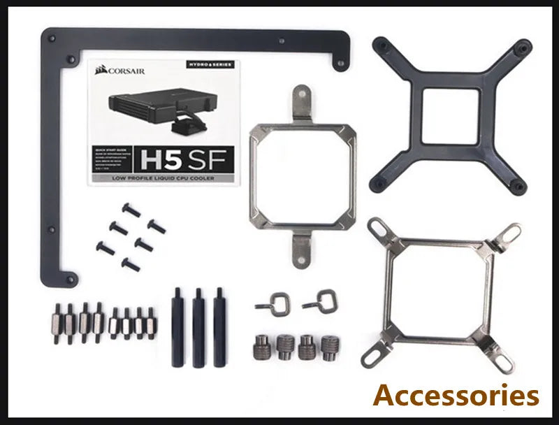 CORSAIR H5 SF CPU Cooling Radiator For Mini-ITX motherboard Intel LGA1150/115X/1366/2011/1700  AMD AM5/ AM4/AM3/AM2/FM2/FM1