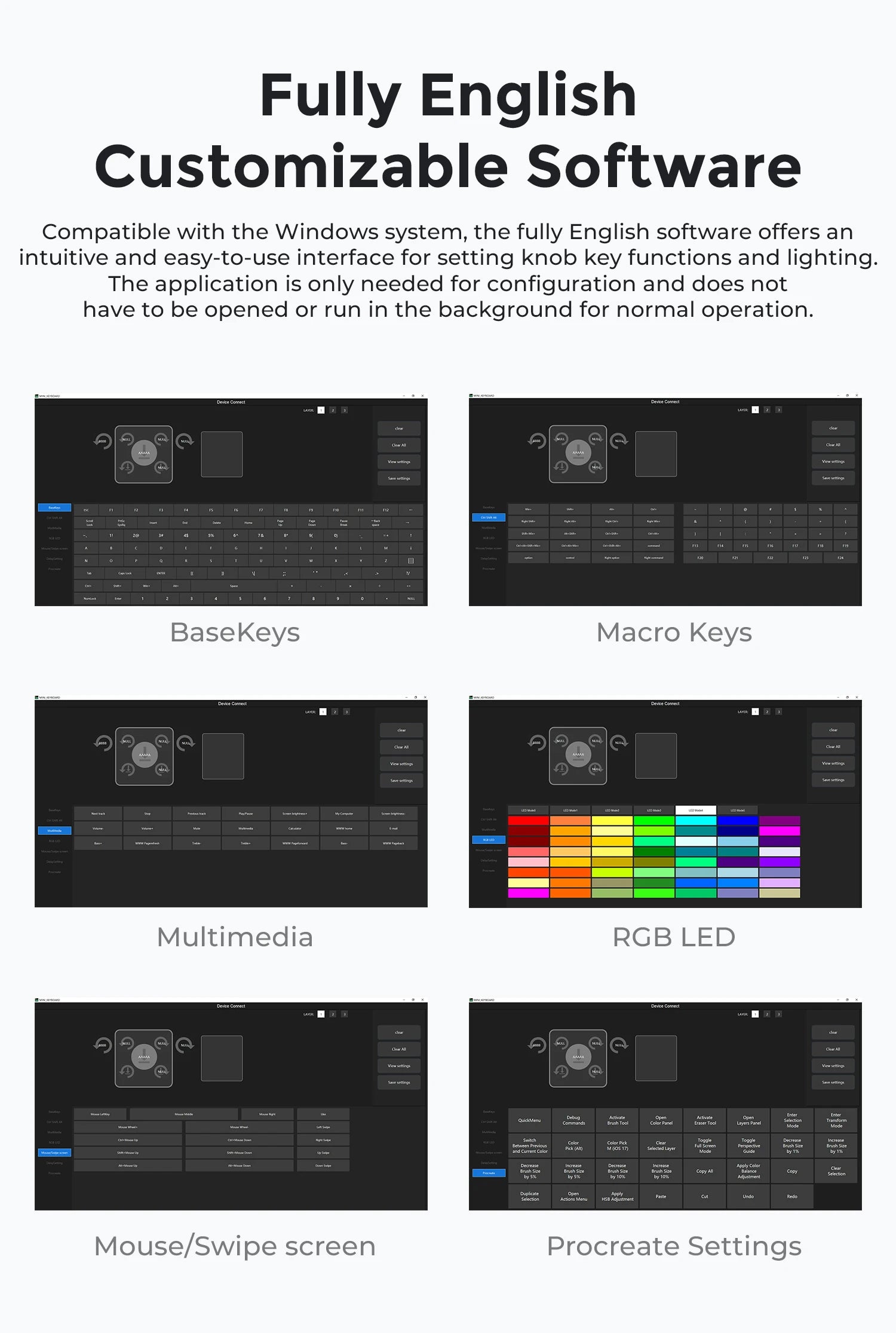 Desktop Wired Aluminum Alloy Dual-Layer Knob Wireless Custom Keyboard RGB Custom Control Volume Knob Multimedia Office Shortcut