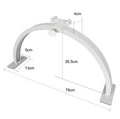30in Nail Desk Lamp 39W 364Leds Light for Nails Aluminum Alloy Dimmable 3000K-6500K Half Moon Lamp for Lash Extensions Skincare