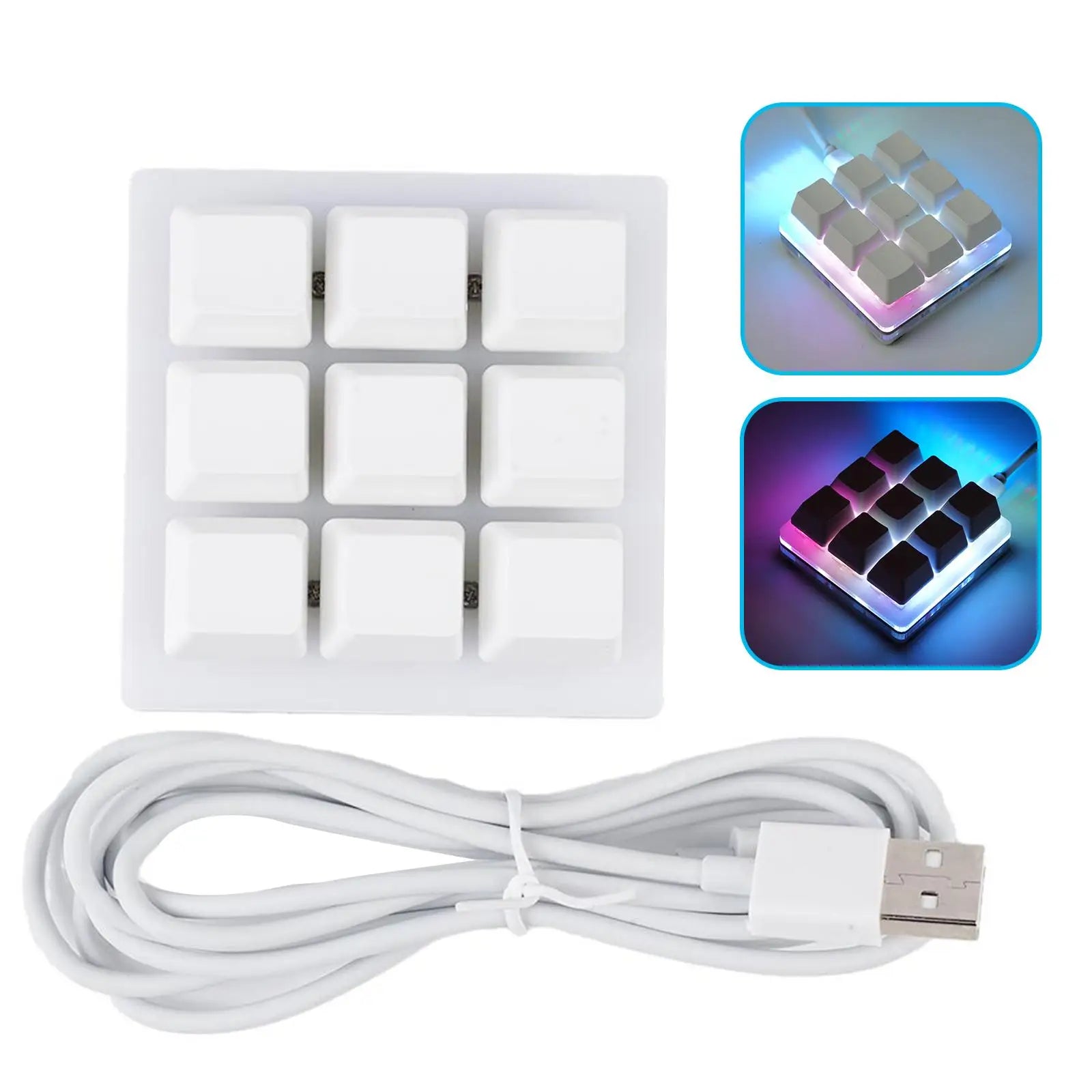 Mini USB Custom Mechanical Keyboard 2/3/4/6/9/12/16/24 Keys Gaming Keyboard Sayo Device Shortcut Programmable Keypad Keys Macro