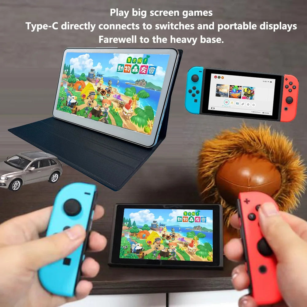 10.1/10.5Inch Portable Monitor HDMI-Compatible Laptop second screen Gaming Extended Display For Switch/PS4/Xbox/ZGYNK