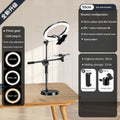 Ring Lamp Desktop Stand Lighting Professional Live Broadcast Fill Light For Nail Art With Tripod LED Ring Light Phone Holder