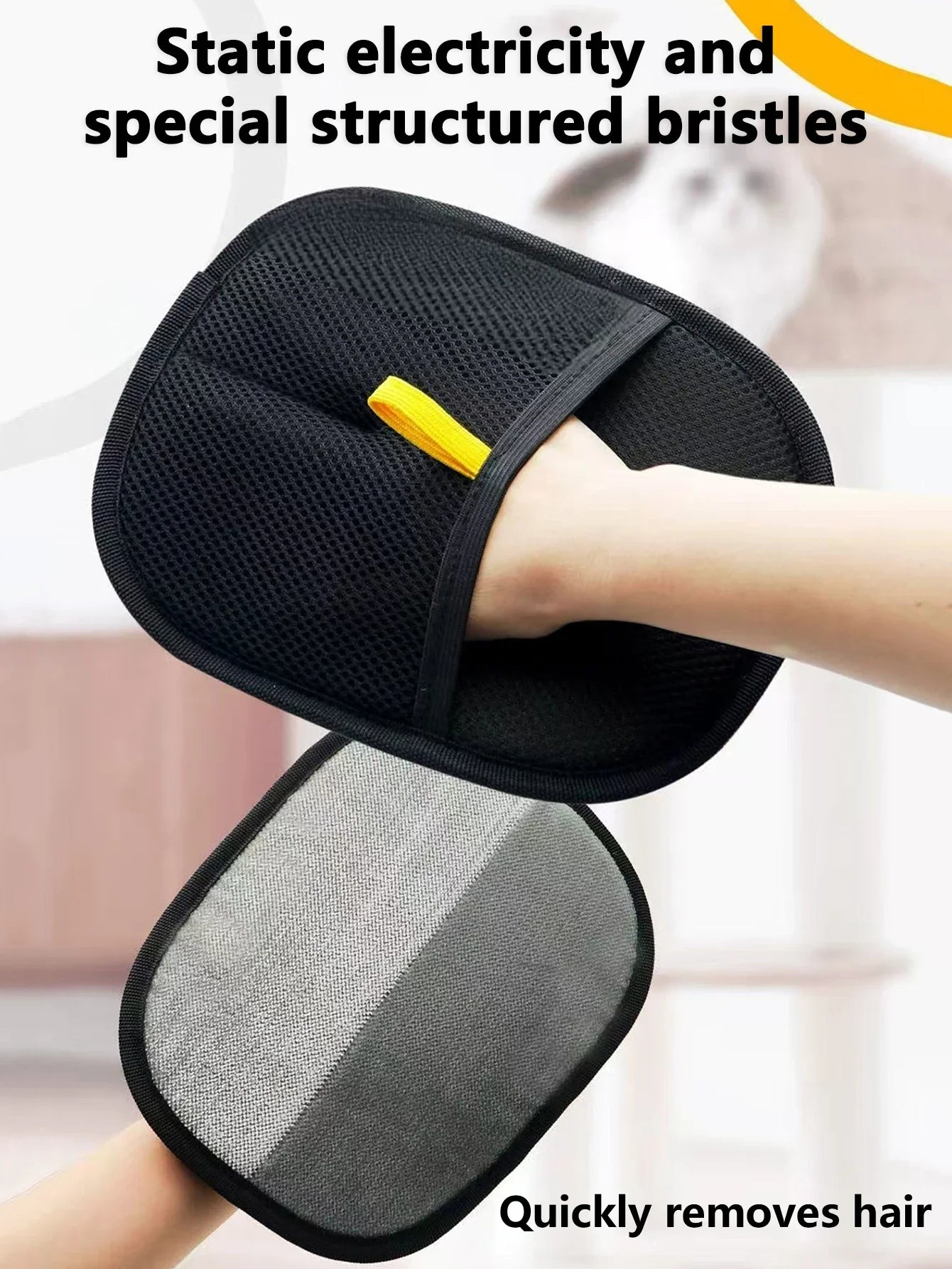 Static Removal Gloves Pet Grooming Gloves Efficient Grooming Gloves for Pets Remover Tools Accessories Brush Cat Accessories Pet