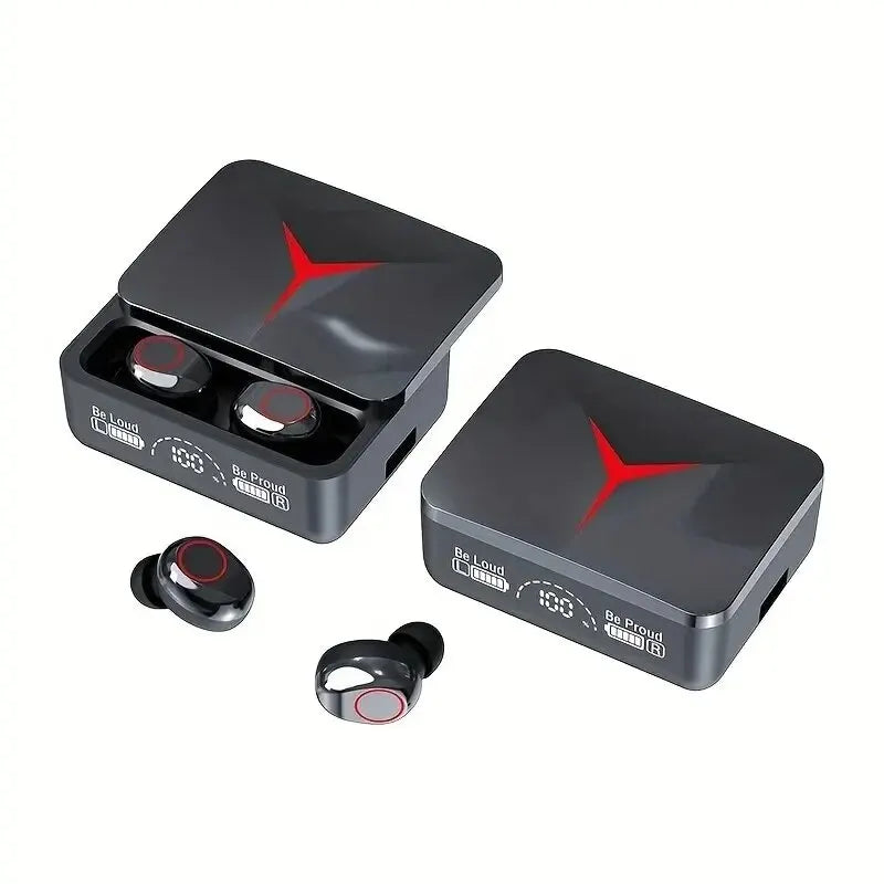 Wireless Headphones Gaming Headsets Bluetooth 5.3 Stereo Sports Earbuds Earphones LED Digital Display With Mic For iPhone Xiaomi