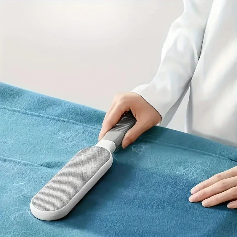Pet Hair Cleaning and Removal Glove Reusable Tool, Double‑Sided Pet Grooming Glove Suitable for Carpet Dog and Cat Hair Cleaning