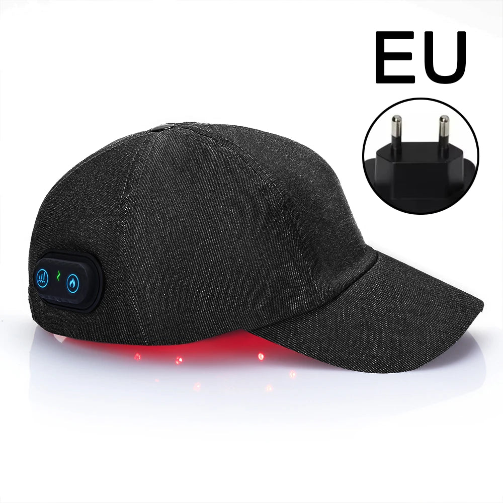 New Infrared LEDs 660nm&850nm Red Light Therapy Hair Growth Cap For Hair Regrowth Anti Hair Loss Relax Scalp Anti-inflammatory