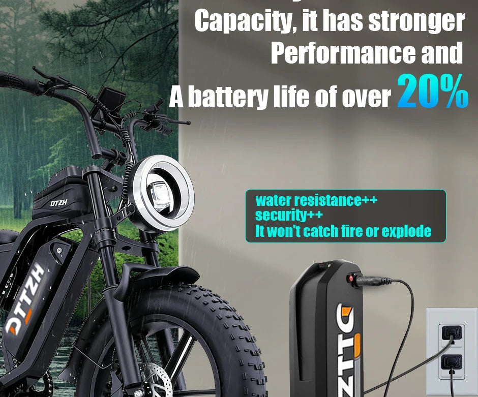 4000W motor F6S off-road electric bicycle is suitable for adults to use The single-person configuration is for mountain biking