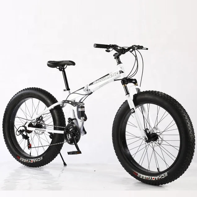 Folding Fat Tire Tyre Mountain Bike Tires 26x4.0 Bicycle Mtb Cycle With Gears for Adult