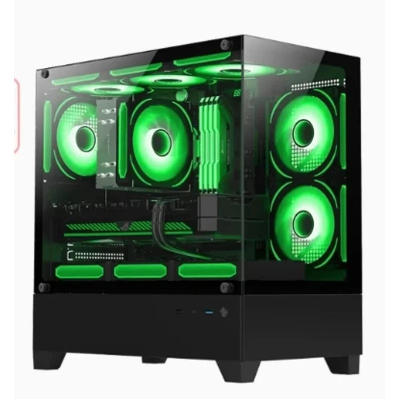 Computer chassis desktop, full side ventilation dust water-cooling chassis back line