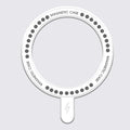 Magsafe Magnetic Wireless Charger Ring Universal Magnetic Adapter Sticker Ring Accessories Metal Ring for IPhone 14 13 12 Pro