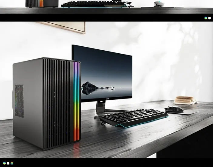 WJCOOLMAN Craftsman Series Home-type Desktop computer with small chassis Supports M-ATX motherboard