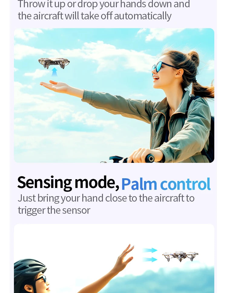 4DRC New V8 Mini Drone 6k profession HD Wide Angle Camera WiFi FPV RC Dron Height Keep Drones Helicopter Kids Toys Gifts