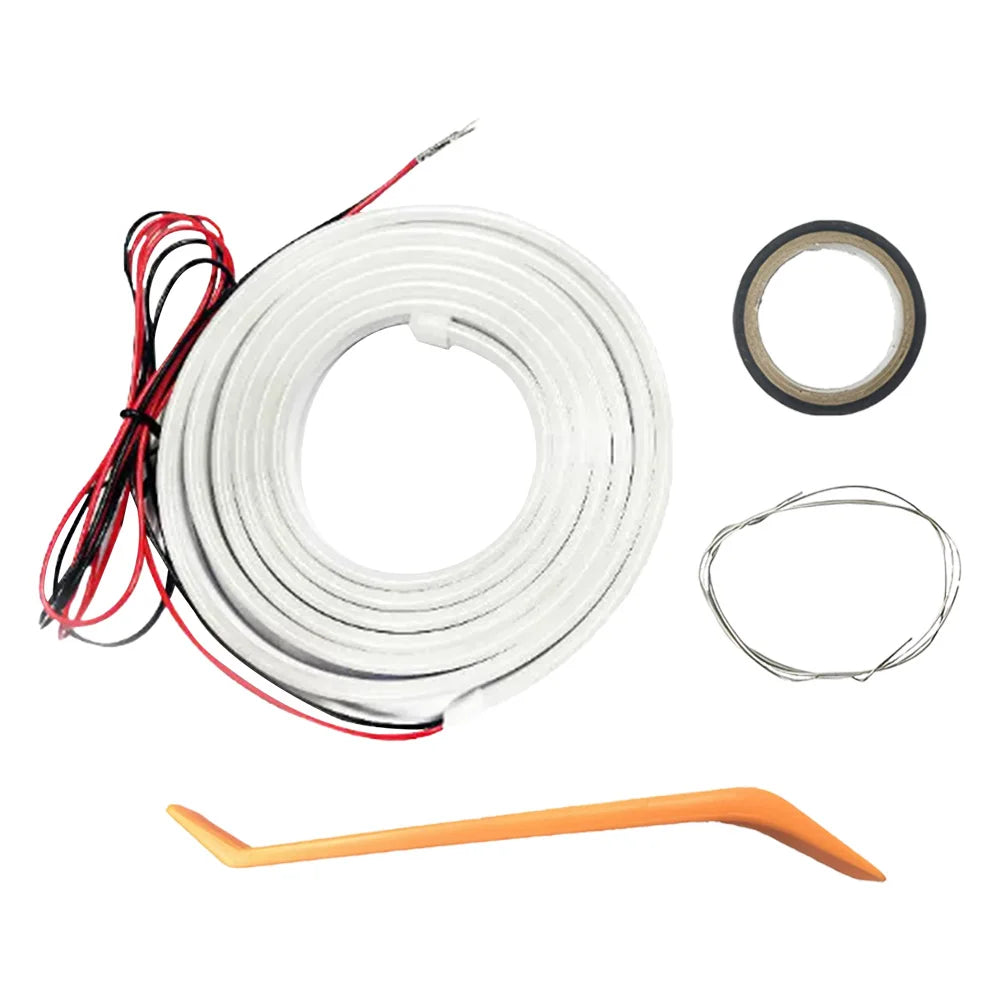 LED Dynamic Flowing Light Strip Self Adhesive Automatic Tail Box Light Car Trunk Ambient Lighting Strip for SUV Truck Decoration