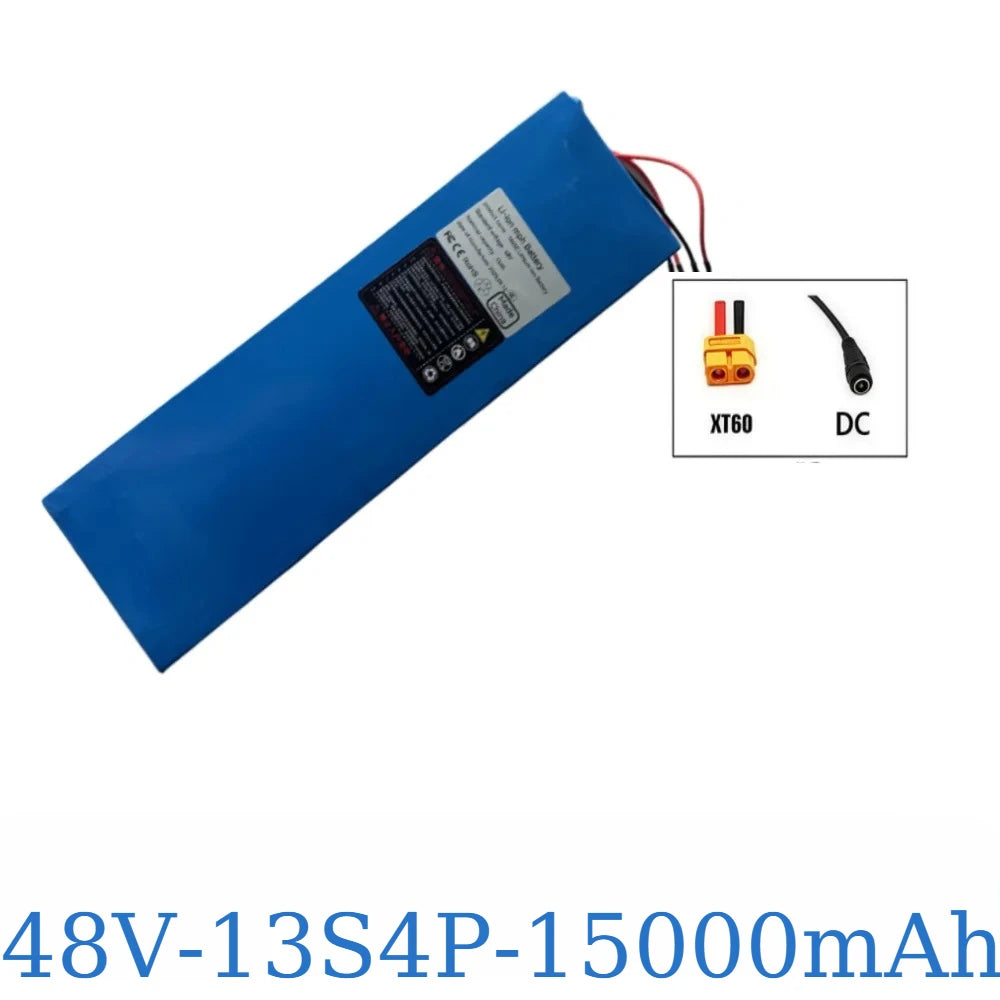 48V 13S4P 15AhElectric scooter battery equipped with BMS protection system,suitable for Kugoo M4/M4Pro/MaxSpeed series batteries