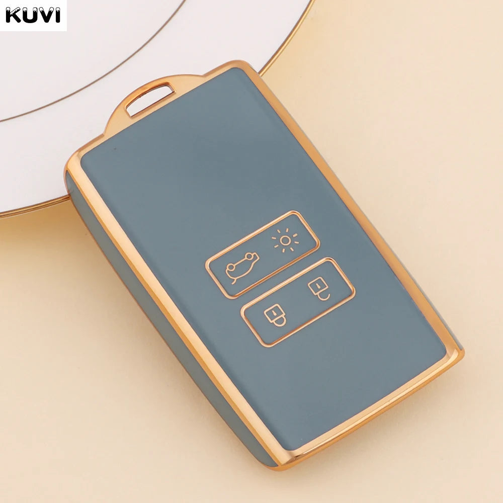 HOT TPU Car Key Cover Case Fob For Renault Captur Megane Talisman Espace Clio Zoe Koleos Scenic 4 Arkana Dacia Sandero Card