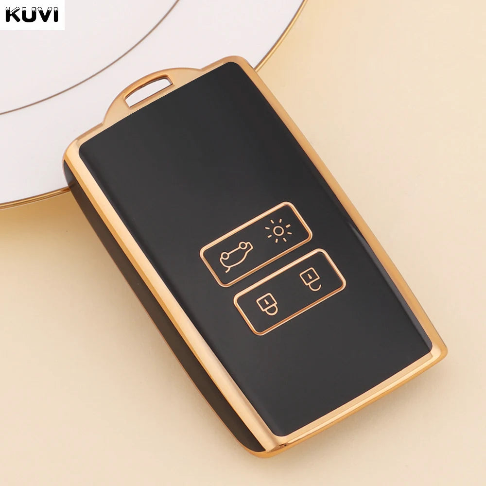 HOT TPU Car Key Cover Case Fob For Renault Captur Megane Talisman Espace Clio Zoe Koleos Scenic 4 Arkana Dacia Sandero Card