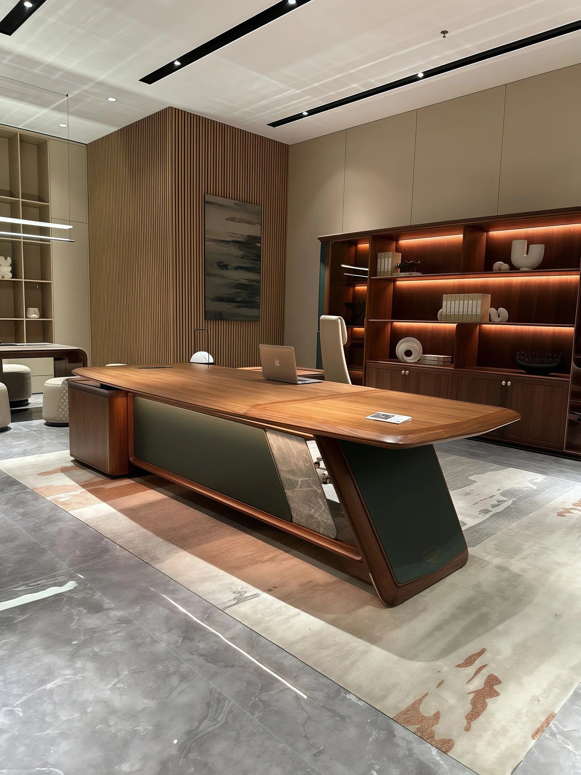 Storage Desktop Office Desk Writing Designer Height Organizer Office Desk Wooden Modern Luxury Mesa De Escritorio Furniture