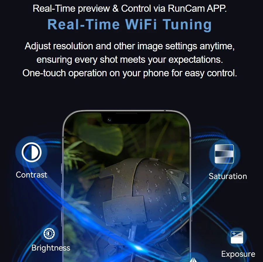 RunCam Helmet Camera 4K / Helmet Camera2  Face Mask Recorder Airsoft Recording Long Battery Life 1920*1080 60fps