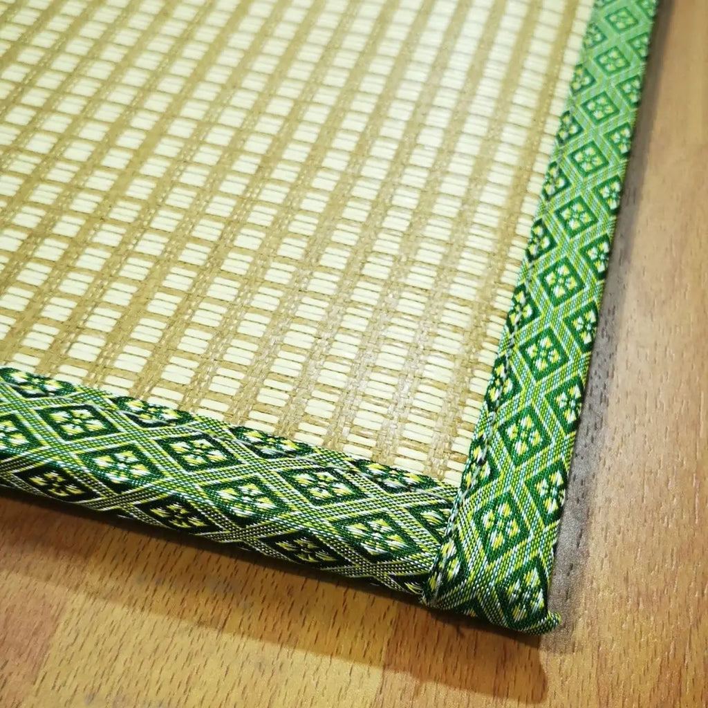 Foldable Tatami Mat for Yoga Meditation Bedding Eco-Friendly Coconut Fiber Core Portable Floor Cushion Multi-Use Floor Mattress